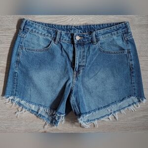 H&M Distressed Denim Shorts
